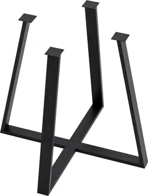 Produktbild von Tischgestell ’Kemijärvi’ Stahl 72 x 80 x 80 cm Schwarz