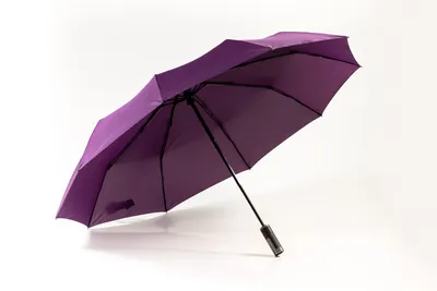 Produktbild von Damen- und Herren-Taschenschirm KRAGO Vollautomatik RING Violett