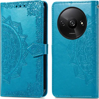 Produktbild von imoshion Mandala Klapphülle Xiaomi Redmi A3 - Türkis