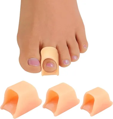 Produktbild von Teenscheider aus Silikon, 6 Stück, Gel, für Überlappende Zehen