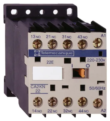 Imagen del producto de Schneider Electric TeSys K, relé de control, relé de potencia, color , blanco