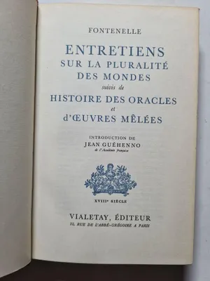 Image de Entretiens sur la pluralité des mondes