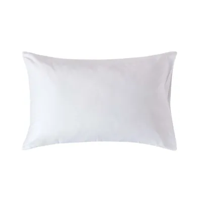 Obrázek produktu pro HOMESCAPES povlak na polštář ze 100% organické bavlny, hustota vláken 400, bílý
