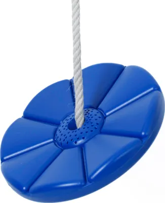 Produktbild von Tellerschaukel BLAU Affenschaukel aus Kunststoff, Ø 280 x 40 mm, für eine Schaukelhöhe 1,80 bis 2,50 m
