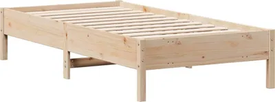 Immagine prodotto di vidaXL Letto in legno massiccio senza materasso 75x190 cm in legno di pino