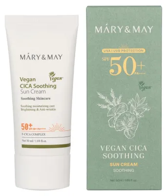 Produktbild von Mary & May Vegan Cica Soothing Sun Cream SPF 50+ PA++++