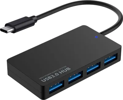 Produktbild von MMOBIEL 4-Port USB Typ C zu 3.0 Data Hub für Macbook iMac Surface Pro Notebook PC USB