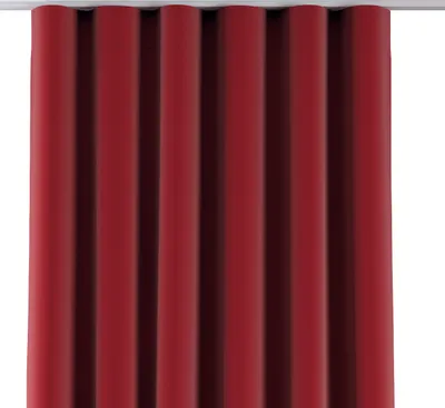 Produktbild von Dekoria Wellenvorhang, rot, 54 x 100 cm