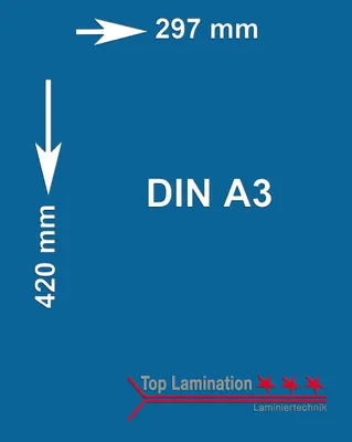 Produktbild von 25 Blatt cobaltblau 250 g/m² A3 (297x420mm) Tonpapier bedruckbar Premium Farbpapier