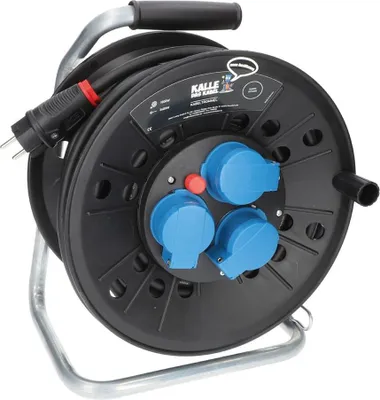 Produktbild von Schuko-Kabeltrommel H07RN-F 3G 2,5 mm² 25 Meter IP44 3x SCHUKO Steckdose