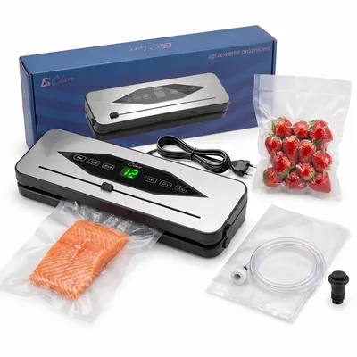 Produktbild von Vakuumierer 150W Vakuumiergerät für Lebensmittel mit Cutter, 10 Vakuumbeutel