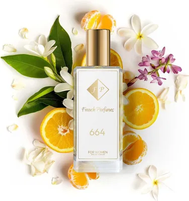 Produktbild von FP French Perfumes | Damenparfüm Nr. 664 – Scaandall – 60 ml – 20 % Parfümöl | Chypre-Blumiger Duft – Elegant, Sinnlich & Langanhaltend