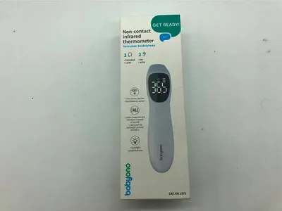 Obrázok produktu pre Bezkontaktný elektronický teplomer, biely