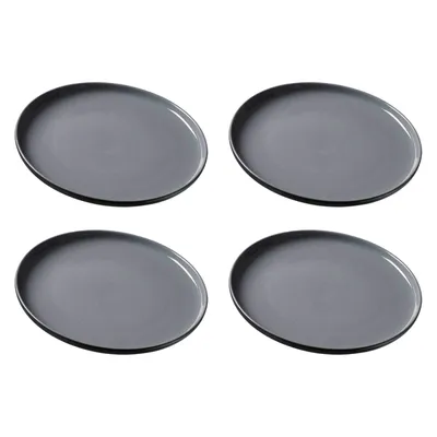 Produktbild von Speiseteller 26cm 4er Set Jasper schwarz