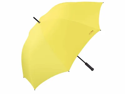 Produktbild von Happy Rain Stockschirm 60200 Manual air two Partnerschirm  Ø ca. 130 cm uni gelb