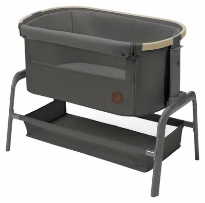 Produktbild von Maxi-Cosi Iora, höhenverstellbare Beistellwiege, Von der Geburt bis zum 6. Monat (bis zu 9 kg), Beyond Graphite ECO