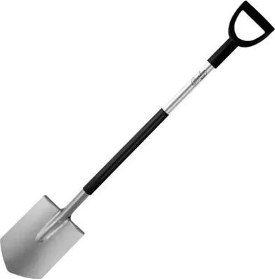 Obrázok produktu pre Ostrá lopata, kovová rúčka, rukoväť D 122 cm