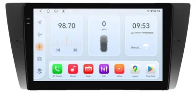 Image de Système stéréo multimédia, écran de 9 pouces, compatible avec la Série 3 de 2006 à 2012, écran tactile, modèle QS8 AHD2 KI