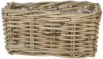 Obrázek produktu pro Omgoods - Ručně vyrobený proutěný květináč, 30 cm - Přírodní