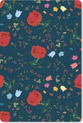 Produktbild von MuchoWow® Mauspad Mousepad Regenbogen - Blumen - Design 18x27 cm - Mousepads - Maus Mat - Pad - Mausunterlage