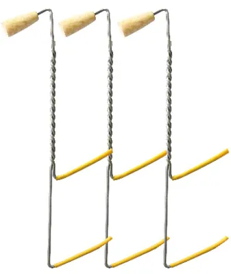 Produktbild von Paladin Räucherhaken rostfrei mit Doppelhaken - 5 Haken zum Räuchern