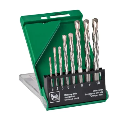 Produktbild von HiKOKI Zylinderschaftbohrer für Beton/Mauerwerk Set 8-teilig, Bohrersatz, Betonbohrer, Steinbohrer
