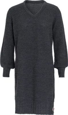 Produktbild von Knit Factory Robin Strickkleid - Anthrazit - 36/38