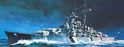 Produktbild von Modellbausatz Schiff 14218 – BATTLESHIP BISMARCK (STATIC) (1:800)