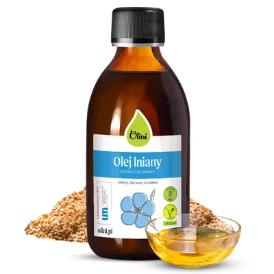 Obrázok produktu pre Ľanový olej Olini 250 ml