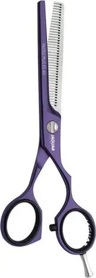 Zdjęcie produktu dla Degażówki fryzjerskie jednostronne Jaguar PASTELL PLUS offset ES 40 5,5" WHITE LINE viola - More JAGUAR nr.24