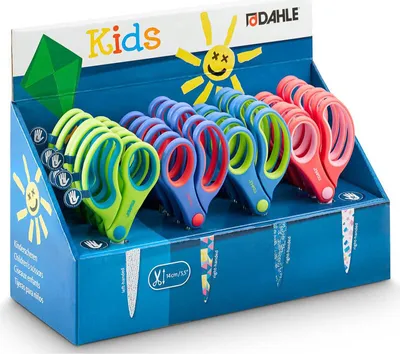 Produktbild von Kinderschere 13cm sortiert spitz