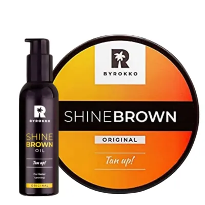 Obrázek produktu pro Byrokko Shine Brown + Opalovací olej 150ml