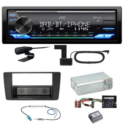 Produktbild von JVC KD-X482DBT Bluetooth DAB USB Einbauset für Skoda Octavia 2 Yeti 5L
