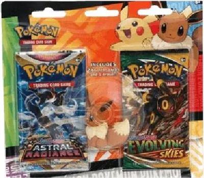 Obrázek produktu pro Pokemon Back to School Eevee Eraser 2-Pack Blister