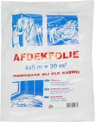 Productafbeelding van Afdekfolie 4x5 meter (20m2)