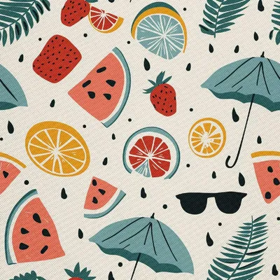 Image de OUTDOOR DECOSTOMES OXFORD - Motif été | DX9069