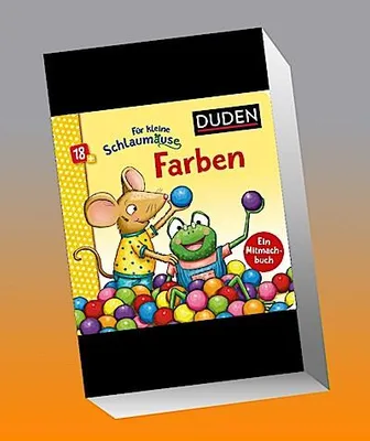 Obrázek produktu pro Duden 18+: Für kleine Schlaumäuse: Farben (Lustiges Mitmach-Buch für die Kleinsten)