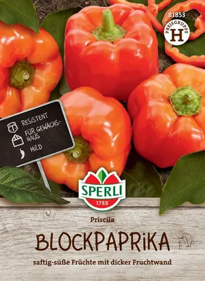 Produktbild von SPERLI Paprikasamen Priscila F1 Capsicum annuum 8 Pflanzen