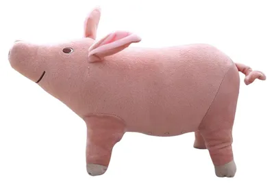 Produktbild von Großes Schwein Plüschtier 15 Zoll, Weiches Stofftier Mit Baumwollfüllung, Ideal Als Geschenk Für Kinder Und Erwachsene