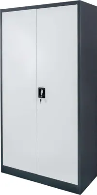 Zdjęcie produktu dla Szafa na dokumenty kartotekowa biurowa metalowa FURVERO W-101 G/S grafitowa/szary front 90x40x185cm skręcana