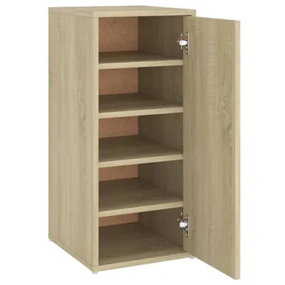 Obrázok produktu pre vidaXL Botník Sonoma dub 32x35x70 cm odvodený výrobok z dreva
