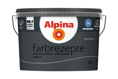 Produktbild von Alpina Farbrezepte Dunkle Eleganz matt 2,5 Liter