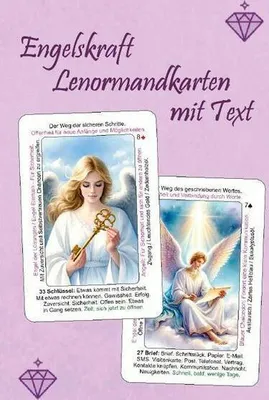 Produktbild von Engelskraft Lenormandkarten mit Text
