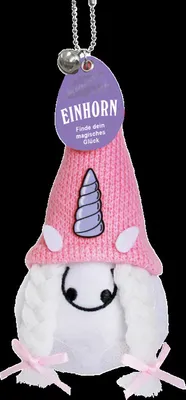 Produktbild von H&H Glücksbringer Maskottchen-Ich bring Dir Glück-Glückswichtel Einhorn