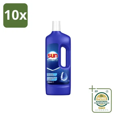 Produktbild von 10 x Sun Klarspüler für Geschirrspülmaschinen - 750 ml - Vorratspackung - 10 Stücke