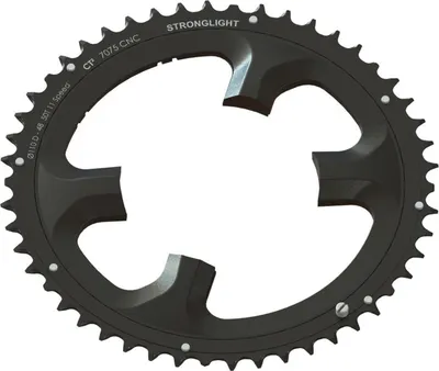 Produktbild von STRONGLIGHT Kettenblatt Dura-Ace 110mm komp.FC-9000+DI2, außen 48Z,11-fach ct², schwarz