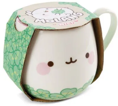 Immagine prodotto di Nici 48881 Tazza Molang con trifoglio + confezione regalo in porcellana 400 ml Kawaii