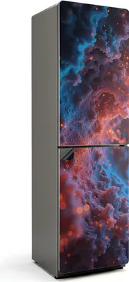 Obrázek produktu pro Magnetická fólie na ledničku - Dekorativní magnetická fólie do kuchyně - Magnet na ledničku - Samolepicí magnetická tabule - Magnetická fólie na dveře ledničky - 60x205 cm