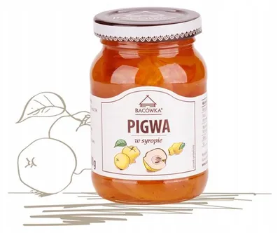Zdjęcie produktu dla Pigwa w syropie 200g Bacówka