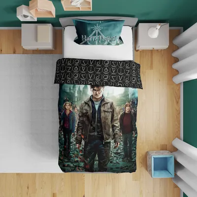 Produktbild von Bettwäsche Harry Potter Garnitur 135x200 cm + 80x80 cm - Harry Potter 003